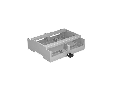 Obudowa DIN, 90 x 106.2 x 31.9mm, materiał: Poliwęglan, kolor: Jasnoszary, RS PRO