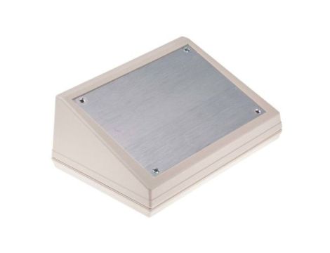 Obudowa ukośna, 127.37 x 178.14 x 73.56mm, ABS, kolor: Biały, RS PRO