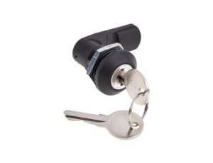 Uchwyt z zamkiem, kolor: Czarny, dł. 48.4mm, RS PRO