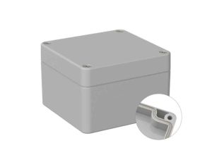 Obudowa ogólnego użytku ekranowana Szary IP66 Silikon, 120 x 122 x85mm, RS PRO 5U3