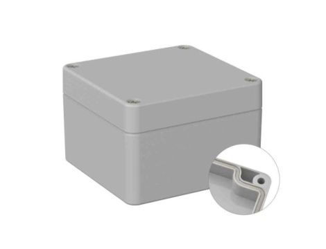 Obudowa ogólnego użytku ekranowana Szary IP66 Silikon, 120 x 122 x85mm, RS PRO 5U3