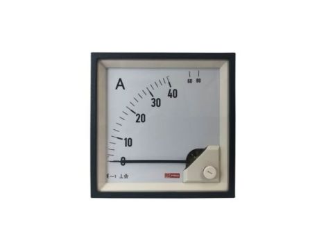 Amperomierz analogowy panelowy 80 (Input)A AC -10C do +65C RS PRO