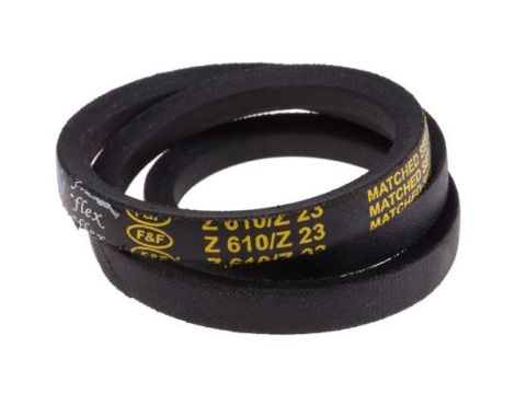 Pas napędowy, profil Z, materiał: PET, guma, 10mm x 6mm x 585mm, RS PRO