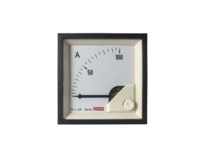 Amperomierz analogowy panelowy 100 (Scle) A, 100/5 (CT) A, 5 (Input) A AC -10C do +65C RS PRO