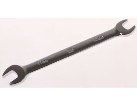 Klucz otwarty dwustronny, roz. 10 x 11 mm, dł. 146 mm, materiał: Stal chromowo-wanadowa, RS PRO