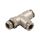 Adapter gwintowany teowy typu gwint – rura, 20bar