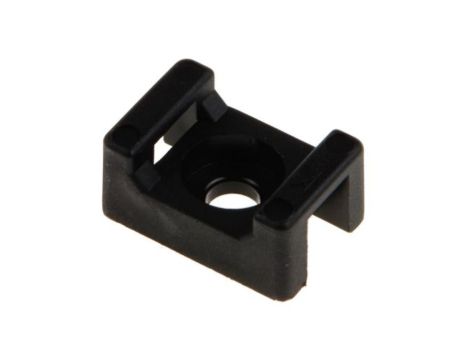 Mocowanie opaski kablowej, 15mm x 10 mm, kolor: Czarny, 250-szt., -45→ +85 C., RS PRO