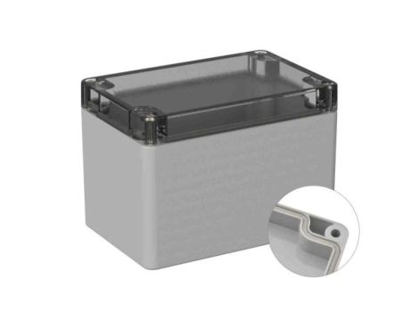 Obudowa ogólnego użytku ekranowana Szary IP66 Silikon, 80 x120 x85mm, RS PRO 5U2