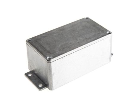 Obudowa ekranowana Srebrny z kołnierzem, 139.6 x 63.8 x 55mm, RS PRO