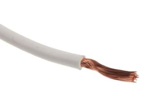 Kabel trzynormowy, dł. 100m 2,5 mm, 30 A, 1 kV DC, 600 V AC, Maks. +105C Biały Zgodność z trzema normami, RS PRO