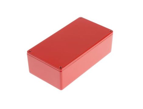 Obudowa ekranowana Czerwony IP54, 112 x 62 x 30.5mm, RS PRO