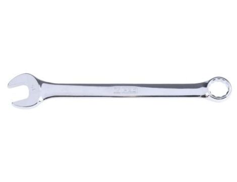 Klucz płasko-oczkowy, roz. 19 mm, dł. 250 mm, materiał: Stal chromowo-wanadowa, RS PRO