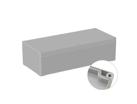 Obudowa ogólnego użytku ekranowana Szary IP66 Silikon, 160 x360 x 100mm, RS PRO 5U3