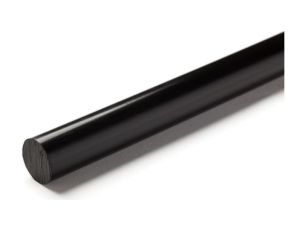 Pręt polietylenowy PE, Ø 60mm x 1m, kolor: czarny