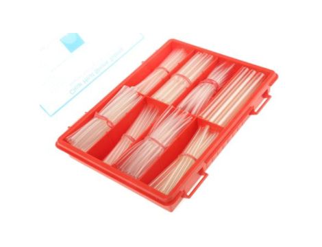 Zestaw tulei kablowej Przezroczysty Fluoropolimer, poliolefina, PVDF, 2:1 Shrink Ratio RS PRO 3 mm, 3.2 mm, 6.4 mm, 9 mm
