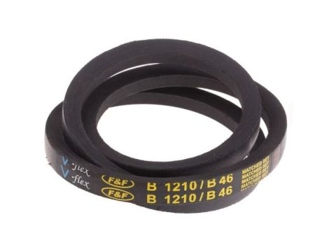 Pas napędowy, profil B, materiał: PET, guma, 17mm x 11mm x 1.17m, RS PRO