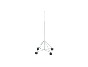 Maszt izolowany na czworonogu do zwodów poziomych wysokich 4m aluminium 65.4 AL IZ 3P CZ 65334009