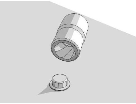 NASADKA 1/2" DO ZNISZCZONYCH ŚRUB SW11 /KRAFTWERK/ - 2