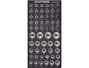 Zestaw 56 nasadek 1/2