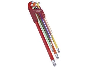 ZESTAW KLUCZY IMBUSOWYCH KOLOROWYCH HEX 1.5-10MM
