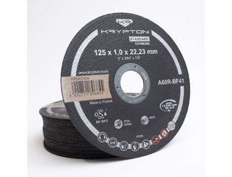 Tarcza tnąca T41 Standard A60R 125x1.0x22 KRYPTON - 2