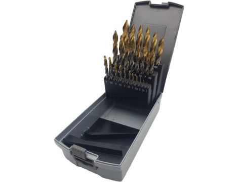 Zestaw 19 wierteł HSS-Co5/TIN TWISTER-2 1-10mm