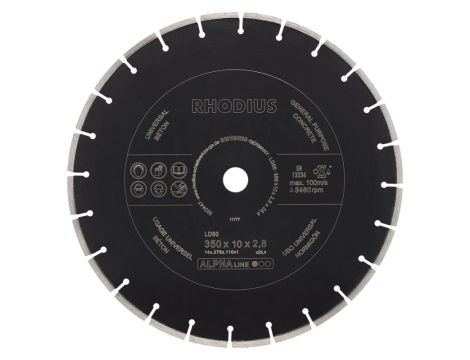 Tarcza diamentowa LD50 350x10x2,8x25,4
