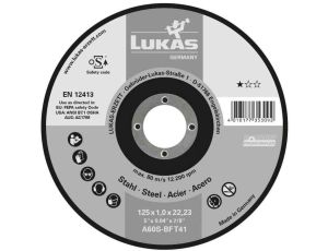 TARCZA T42 * 125x2,5 A24R-BF Steel