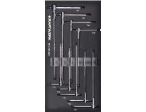 Zestaw 9 kluczy typ T TX10-TX50 w piance EVA 20x40