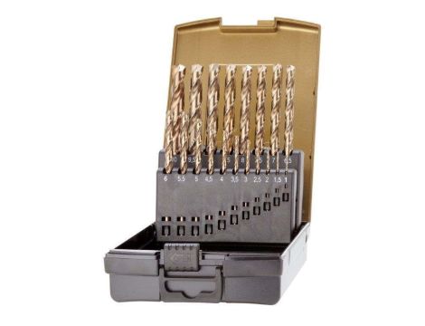 ZESTAW WIERTEŁ DIN338 HSS-G TYP SN 1,0-10,0MM