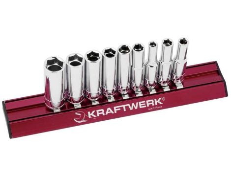 9 NASADEK 1/4" 6-KT DŁUGICH CALOWYCH MAGALU