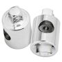 ŁĄCZNIK PRZEJŚCIOWY 1/2"X3/8" Z OTWOREM POPRZE - 4