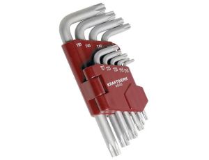 ZESTAW KLUCZY TORX KRÓTKICH T10-T50 (9)/KRAFTWERK/