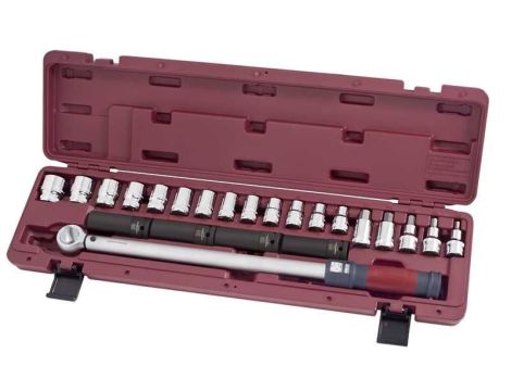 KLUCZ DYNAMOMETRYCZNY 1/2" 65-335Nm + OSPRZĘT (23)