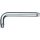 STAHLWILLE - 10766 T25 TORX® Klucz trzpieniowy L TORX®  Dł.20mm x 60mm - 43223025