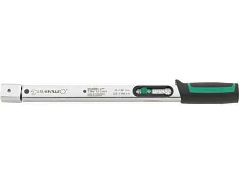 STAHLWILLE - 730A/12 QUICK Klucz dynamometryczny MANOSKOP  730a Quick  N·m  14 x 18 mm Dł. 410mm - 50584012