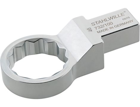 STAHLWILLE - 732/100 32 Oczko do klucza płaskiego Rozm. 32mm Uchwyt narzędziowy22 x 28 - 58221032