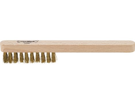 STAHLWILLE - 12376 Szczotka do pieca gazowego Dł.200mm mosiądz falisty 0,25 mm 2-rząd - 77090101
