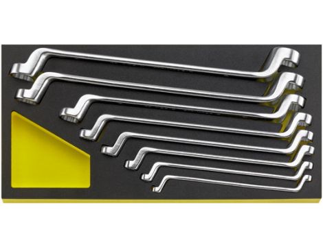 STAHLWILLE - StahlwilleSTABIL® TCS 20/8 Zestaw dwustronnych kluczy oczkowych StahlwilleSTABIL  TCS StahlwilleSTABIL® 20/8 6x7-19x22MF 8 szt. - 96830356