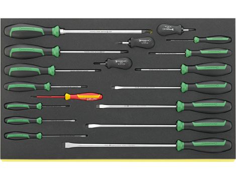 STAHLWILLE - DRALL⁺ TCS 4620/4660/18 VDE Zestaw wkrętaków DRALL+ DRALL⁺ TCS 4620/4660/18 VDE  18 szt. - 96831179