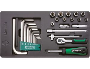 STAHLWILLE - ES 1/4+10760 CV Zestaw narzędzi 27 szt. - 96838110