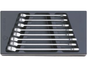STAHLWILLE - ES 13/8,16-24MM Zestaw kluczy płasko-oczkowych 8 szt. - 96838128