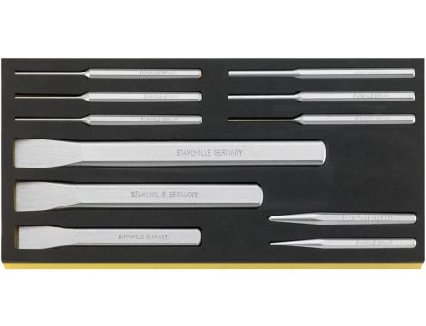 STAHLWILLE - TCS 102-108/11 Dłuta, nasadki, wybijaki zawleczek ModelTCS 102-108/11 11 szt. - 96838754