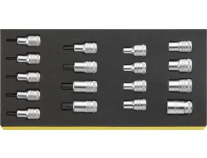 STAHLWILLE - TCS 50TX/54TX/17 TORX® Wkładka do kluczy nasadowych TCS 50TX/54TX/17 TORX® 17 szt. - 96838763