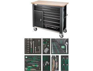 STAHLWILLE - WB 621/161QR Szuflada7 + 1 Fach 161 szt. - 98830194