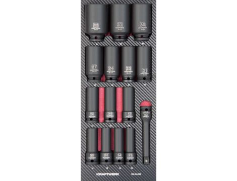 WKŁADKA EVA3 Z  NASADKAMI MASZYNOWYMI 1/2" (15)