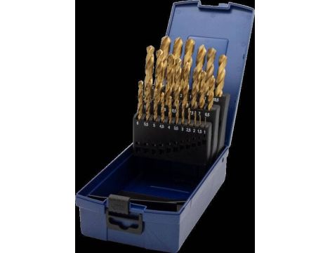 ZESTAW WIERTEŁ DIN 338 HSS-TIN TYP N 1-10,5MM (24)
