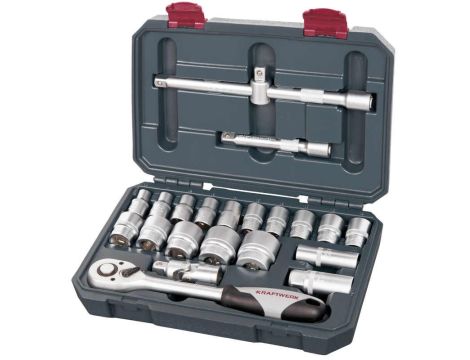 ZESTAW KLUCZY NASADOWYCH BASIC-LINE 1/2" (22)