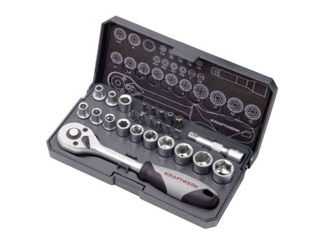 ZESTAW KLUCZY NASADOWYCH Basic 1/4" 26-CZĘŚCIOWY