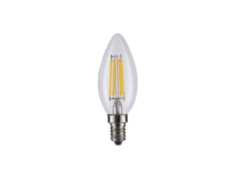 Żarówka LED ART COG,filament,świeca,przeź,E14, 4W, AC230V, WW L4000952